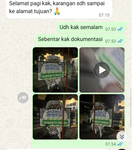 Pengiriman Papan Bunga Selamat Pakulonan
