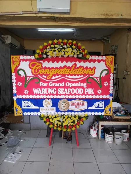 Papan Bunga Ucapan Selamat Pakulonan